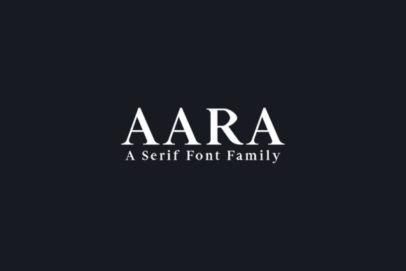 Aara Family: A Modern Serif Font for Web Design