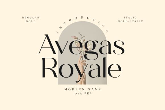 Avegas Royale: A Serif Font for Timeless Editorial Design