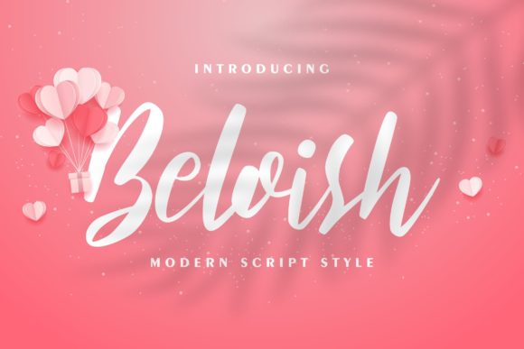 Beloish: A Modern Handwritten Font for Craft Creations