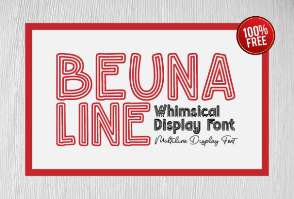Beuna Line: A Sporty Font for Bold Editorial Design