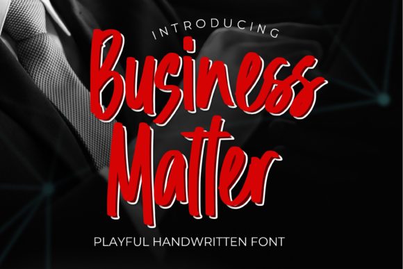 Business Matter: A Playful Font for Modern Branding