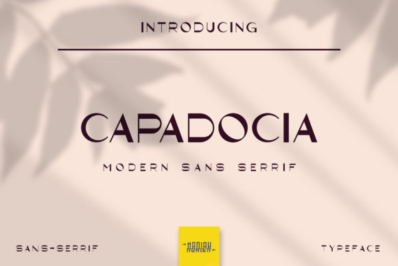 Capadocia: A Modern Sans Serif Font for Thoughtful Design