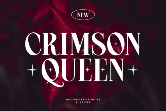 Crimson Queen: A Modern Serif Font for Bold Campaigns