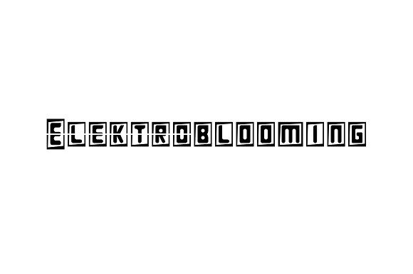Elektroblooming: A Modern Font for Polished Branding