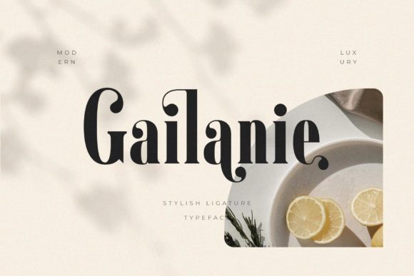 Gailanie Serif Font for Web Design