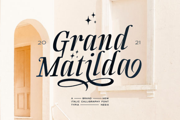 Grand Matilda: A Refined Script Font for Handmade Creations