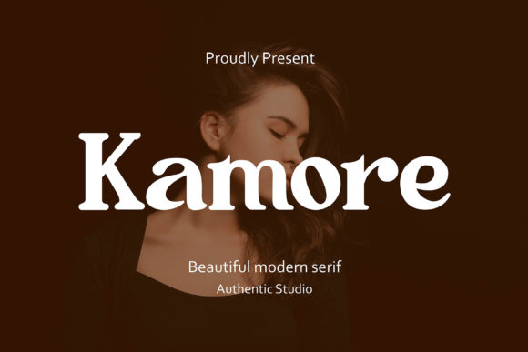 Kamore Serif Font for Editorial Design