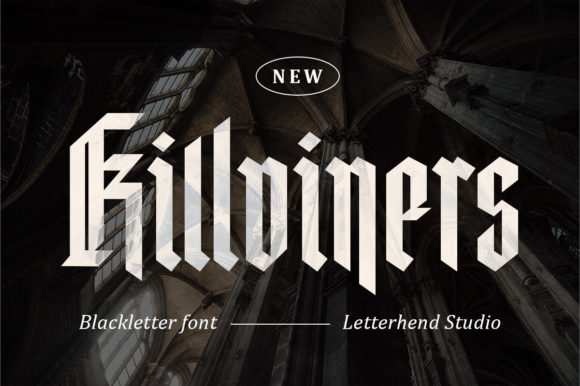 Killviners: A Bold Blackletter Font for Editorial Design