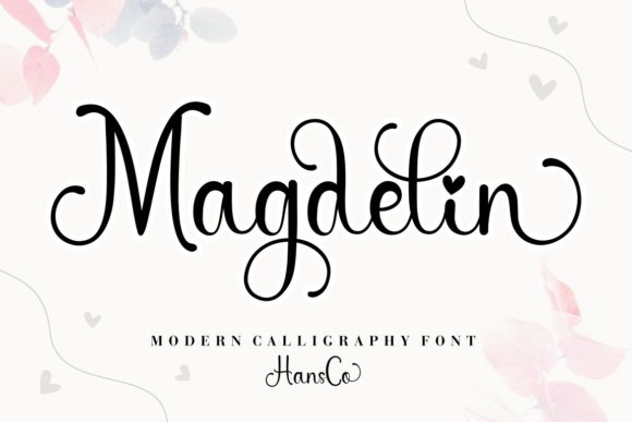Magdelin – A Modern Script Font for Digital Design