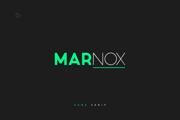 Marnox: A Modern Sans Serif Font for Campaign Design