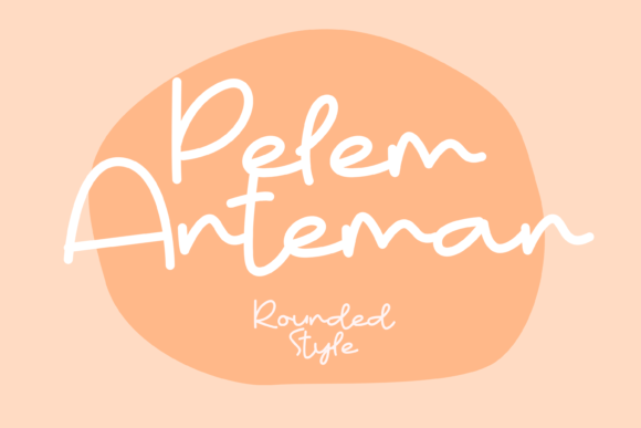 Pelem Anteman: A Handwritten Font for Craft Creations