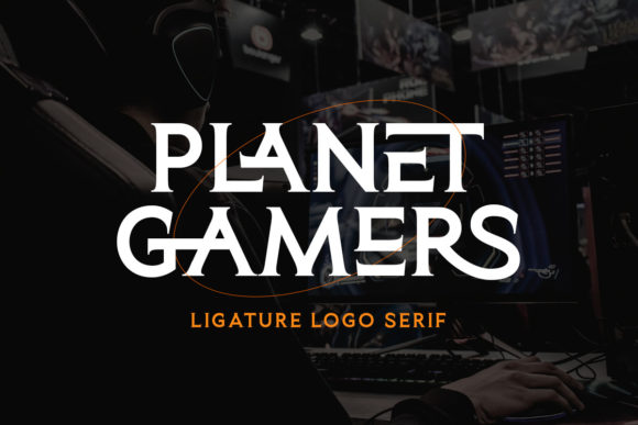 Planet Gamers: A Bold Serif Font for Dynamic Campaigns