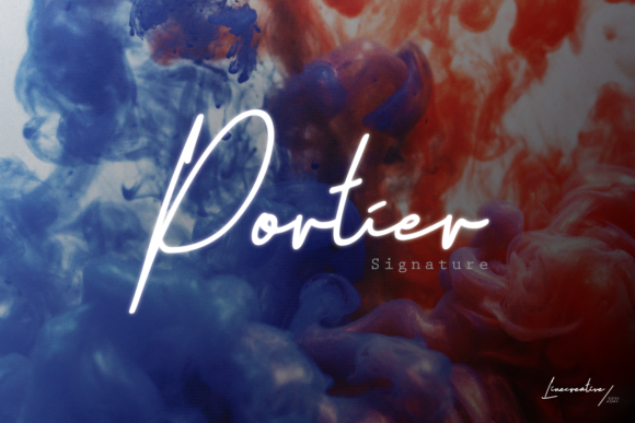 Portier Signature: A Handwritten Font for Modern Editorial Design