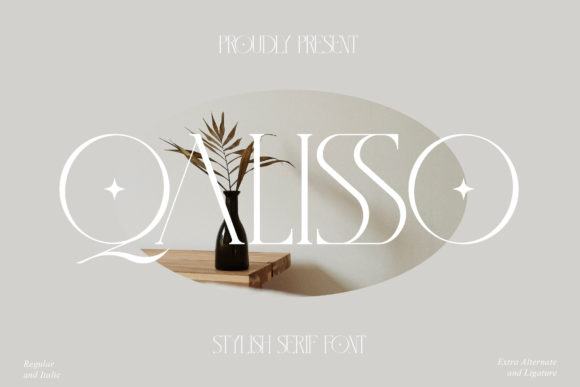 Qalisso: A Modern Serif Font for Elegant Branding