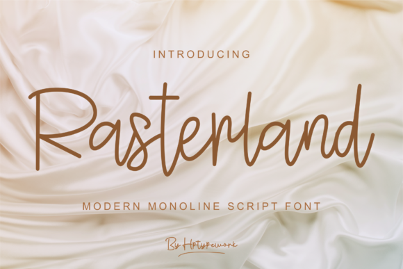 Rasterland Font for Modern Web Design