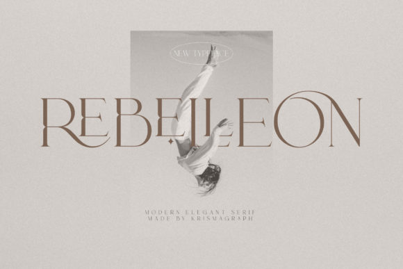 Rebelleon: A Modern Serif Font for Impactful Campaigns