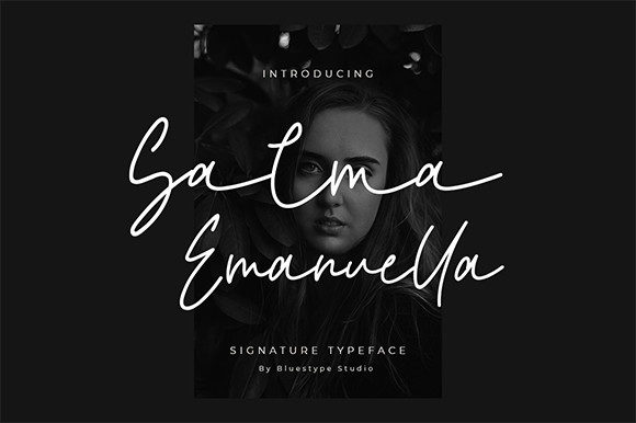 Salma Emanuella Script Font for Web Design