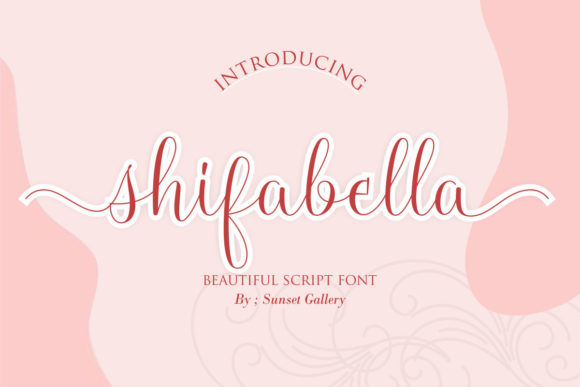 Shifabella - A Refined Script Font for Craft Creations