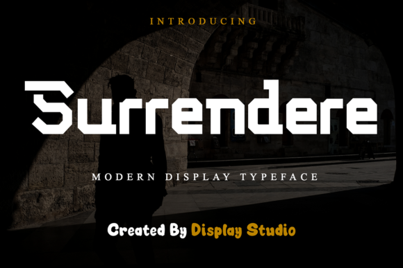 Surrendere Font for Bold Branding and Visual Impact