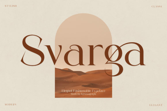Svarga: The Serif Font That Elevates Your Campaigns