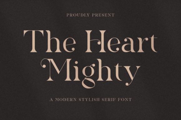The Heart Mighty: A Serif Font for Modern Web Design