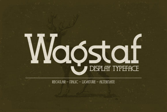 Wagstaf: A Modern Serif Font for Luxury Branding