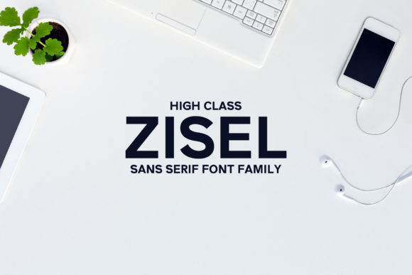 Zisel Family: A Modern Sans Serif Font for Editorial Design